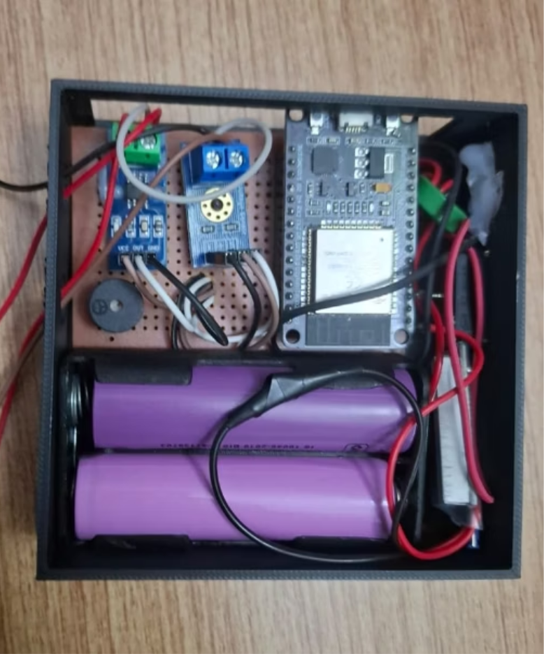 ESP32 prototype hardware — first hand-built AeiX node